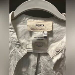 PORTS 1961 white button down shirt